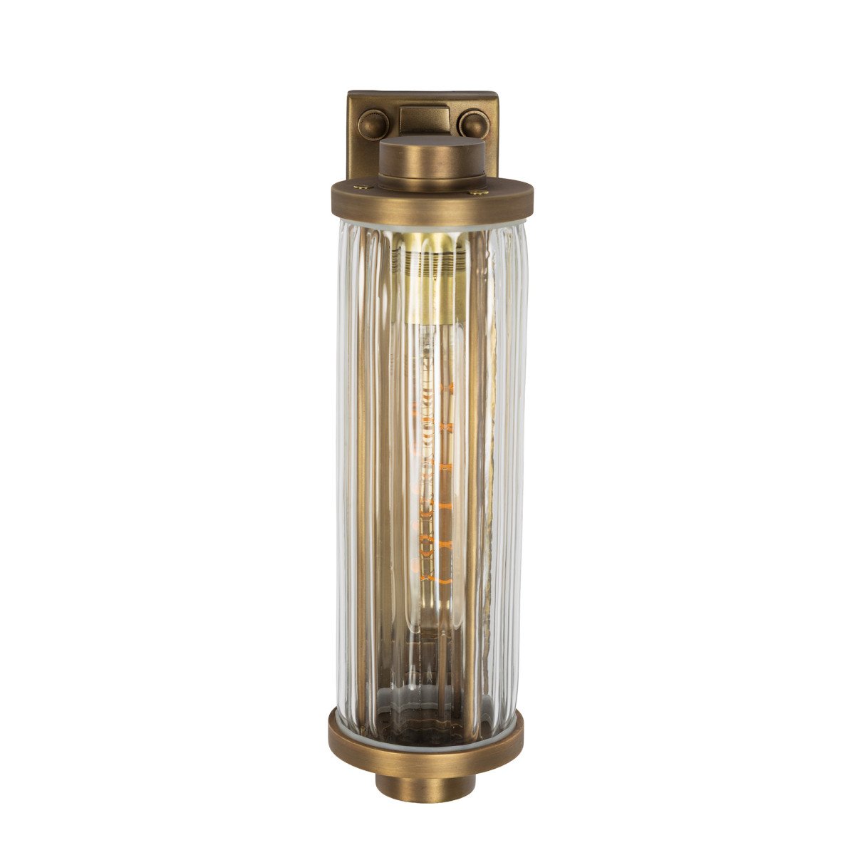 Lampe d’extérieur Porter antique laiton industriel