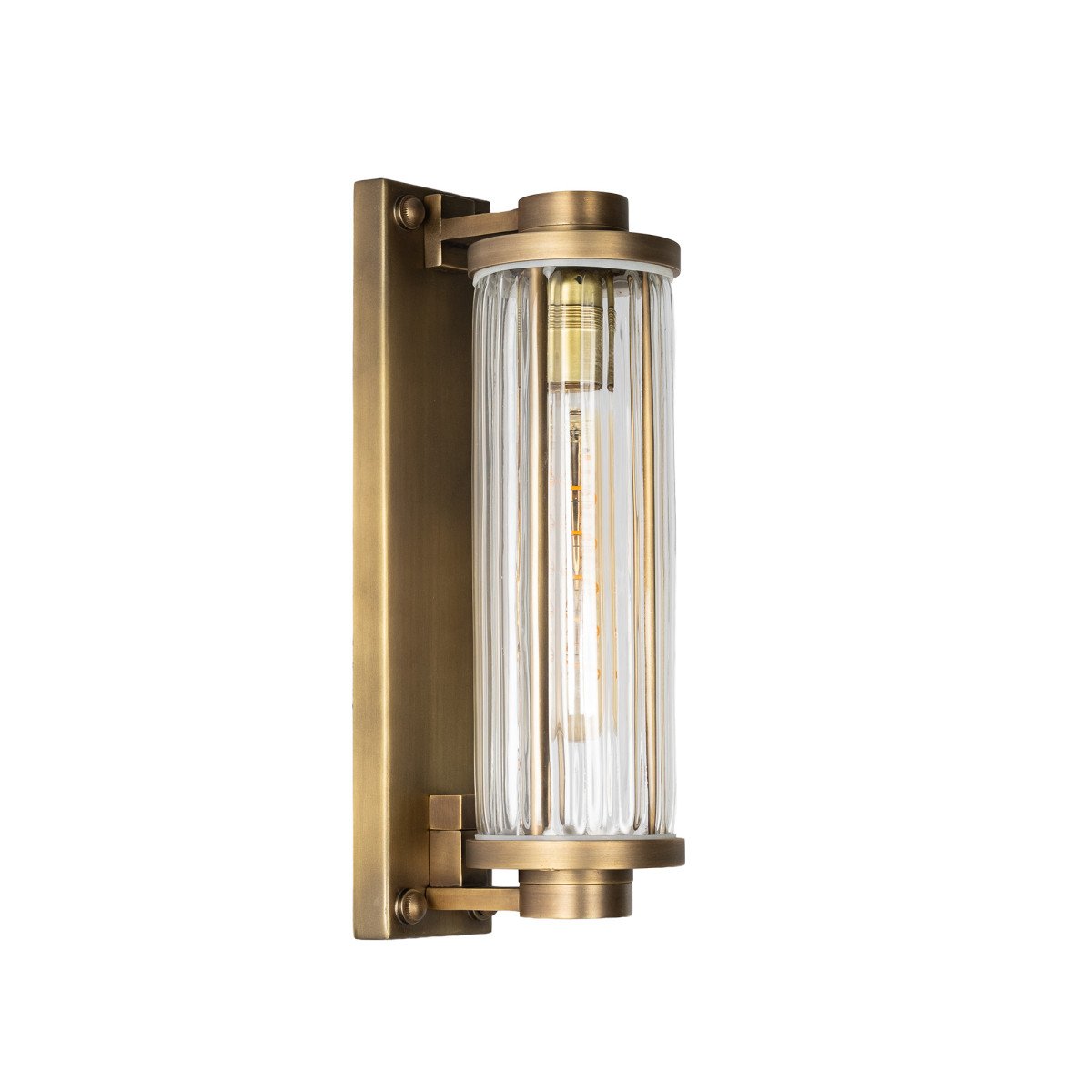 Lampe d’extérieur Porter antique laiton industriel