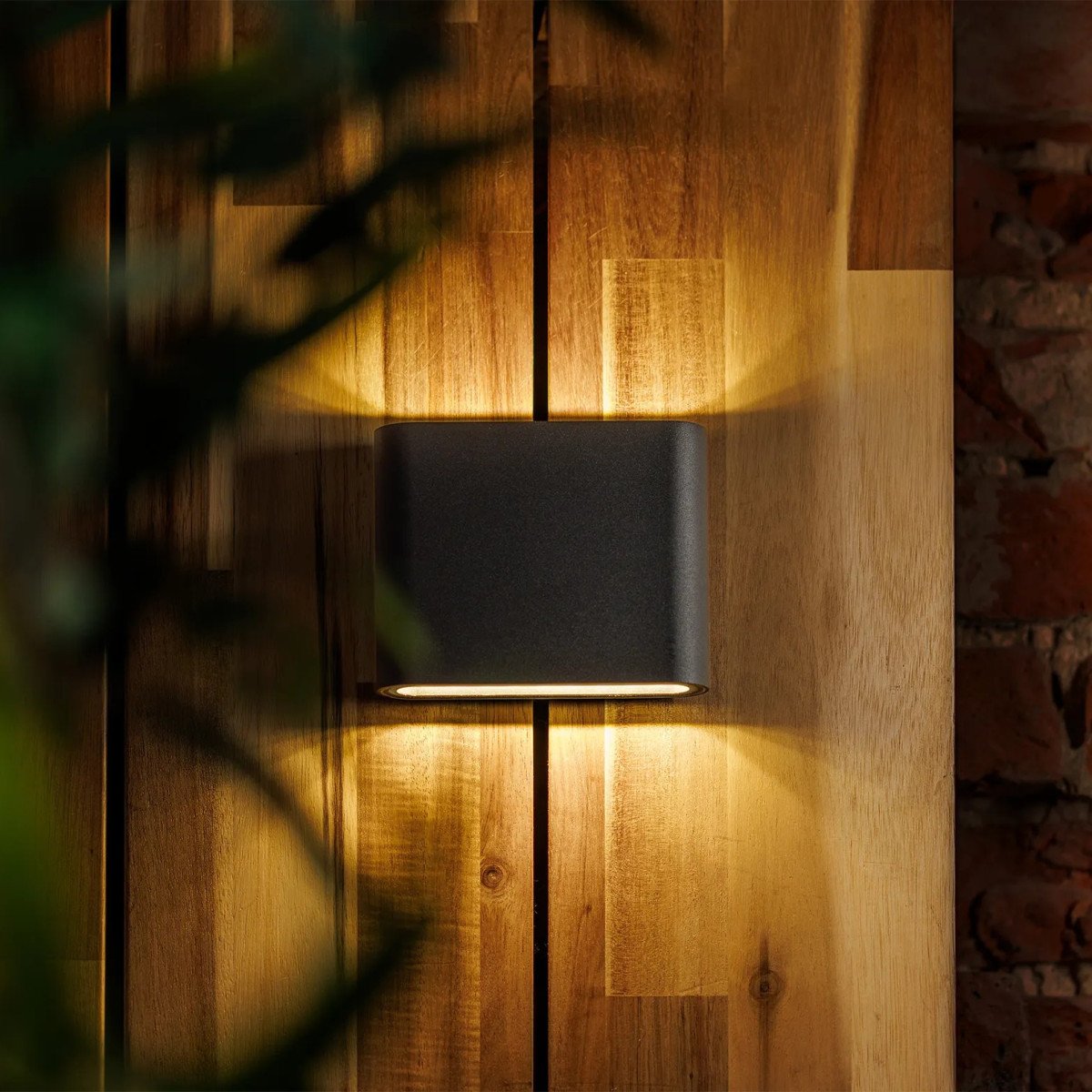 Lampe d'extérieur Muro applique murale 12 volts noire moderne