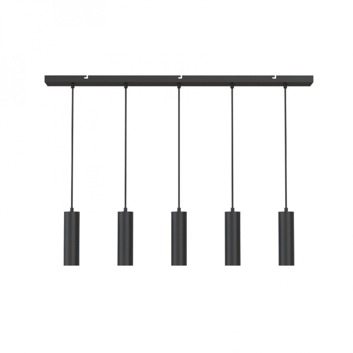 Suspension Calex Pendel 5 lumières GU10 noire