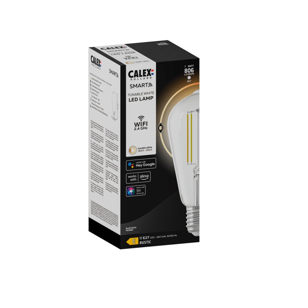 Ampoule LED Smart WIFI E27 ambiance dimmable (429113) | Nostalux.fr
