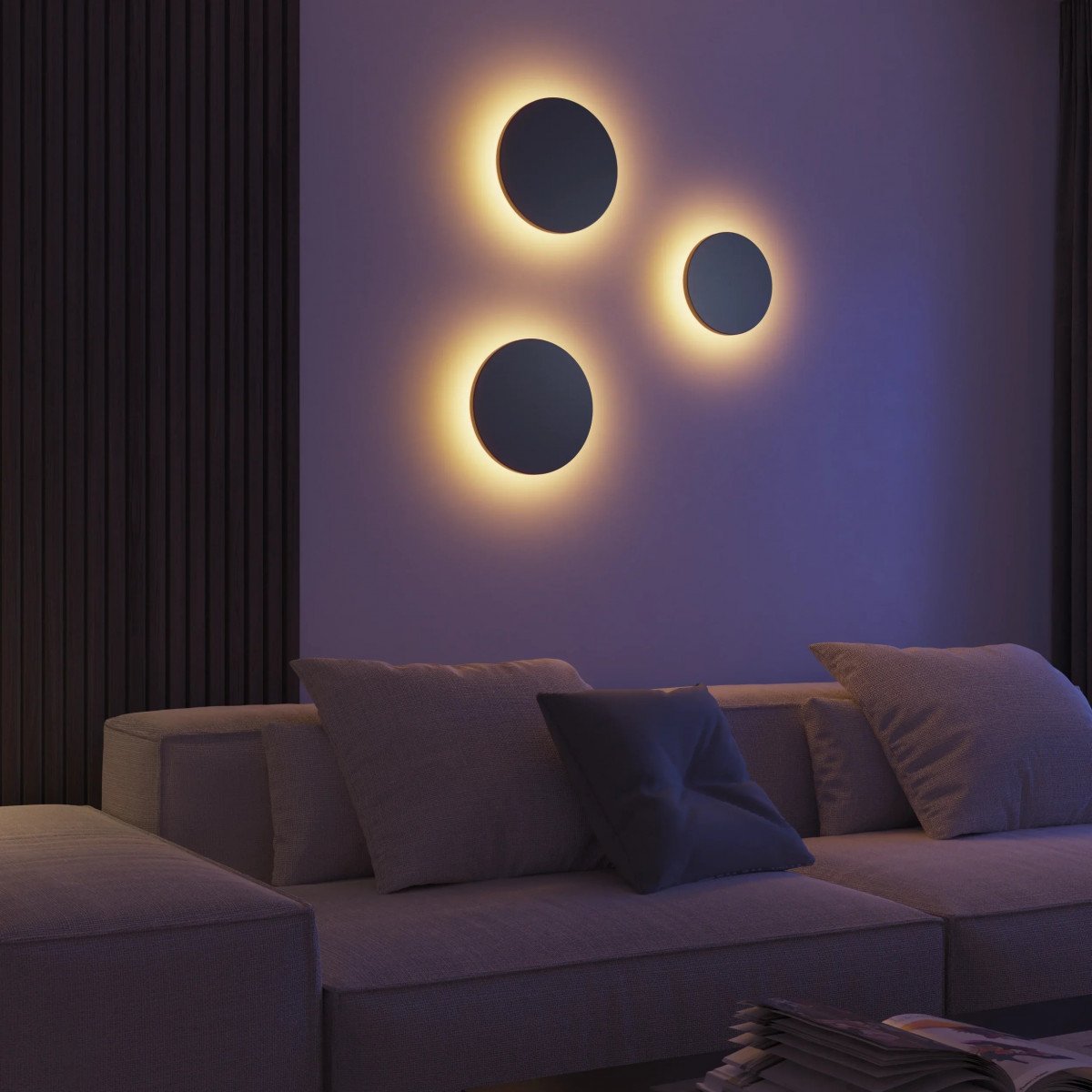 Applique murale Calex Siderno rechargeable 20cm