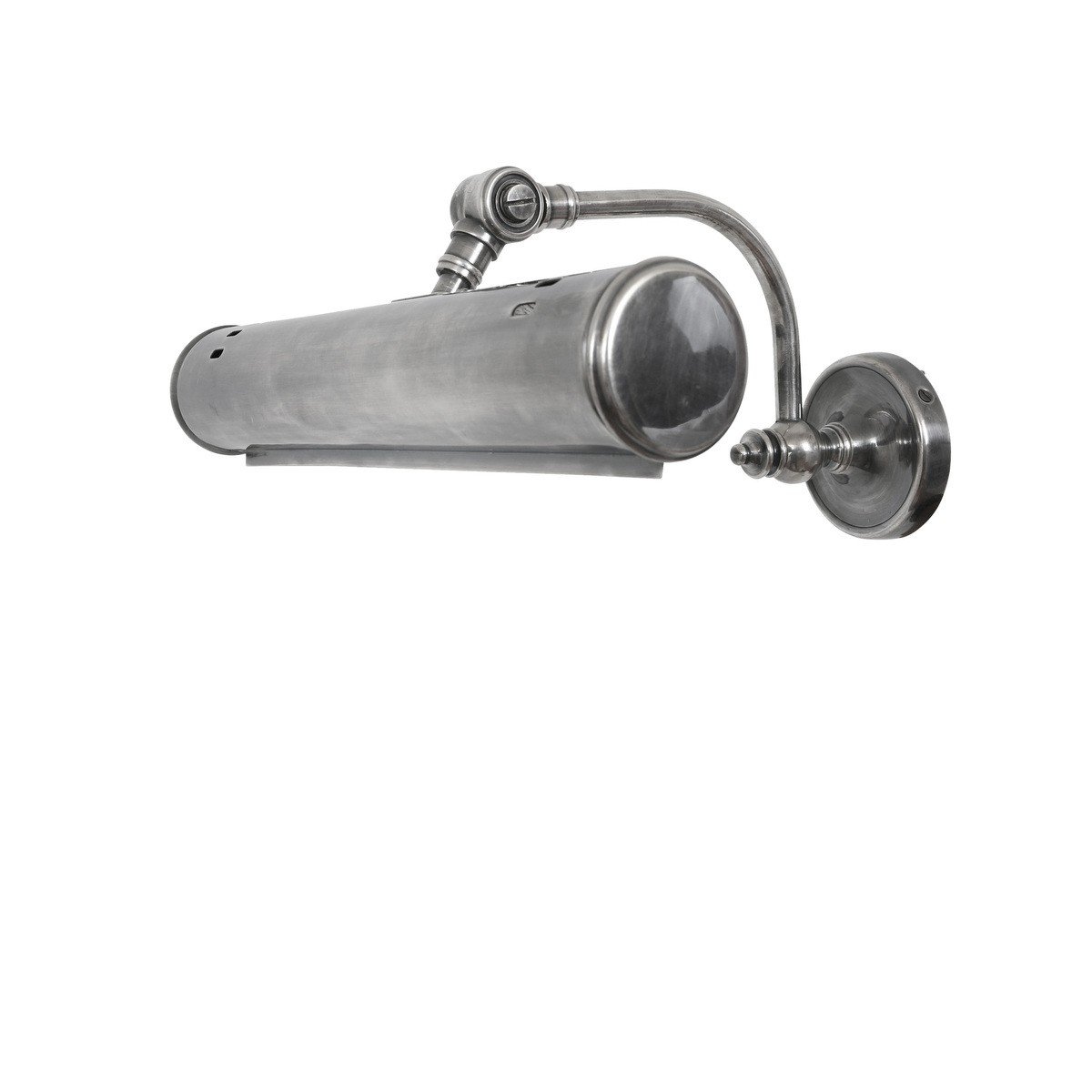 lampe en laiton couleur argent antique avec culot E27
