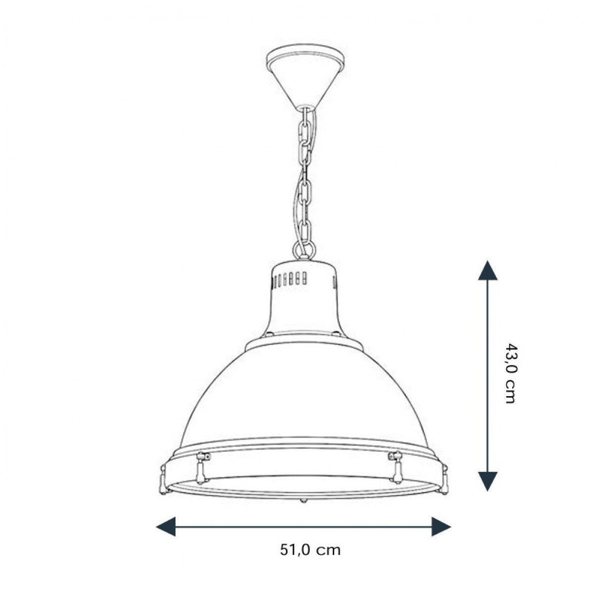 lampe en laiton couleur argent antique avec raccord E27