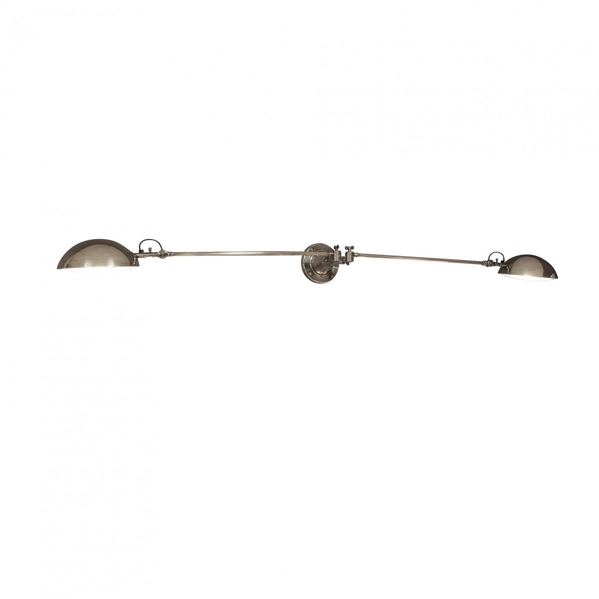 lampe en laiton couleur argent antique avec culot E27