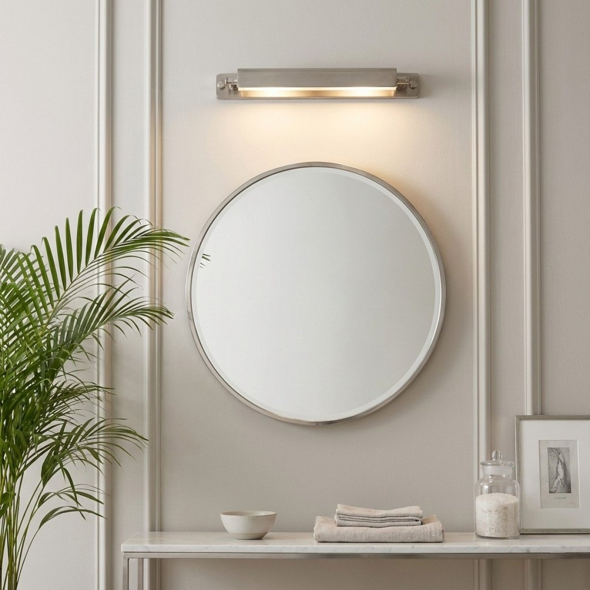 lampe en laiton couleur argent antique avec douille E14