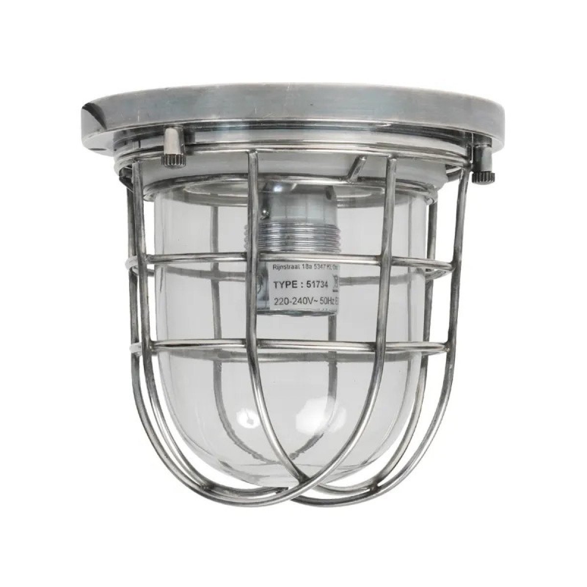 lampe en laiton couleur argent antique avec culot E27 lampe en laiton couleur argent antique avec culot E27