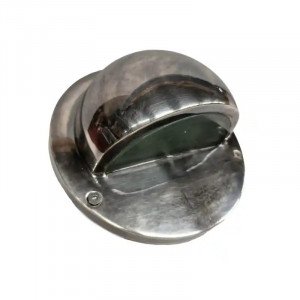 Lampe en laiton couleur argent antique avec douille G9