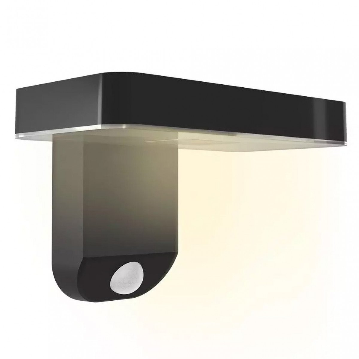 Lampe d'extérieur Calex Smart lampe murale solaire noire avec détecteur de mouvement lampe murale moderne