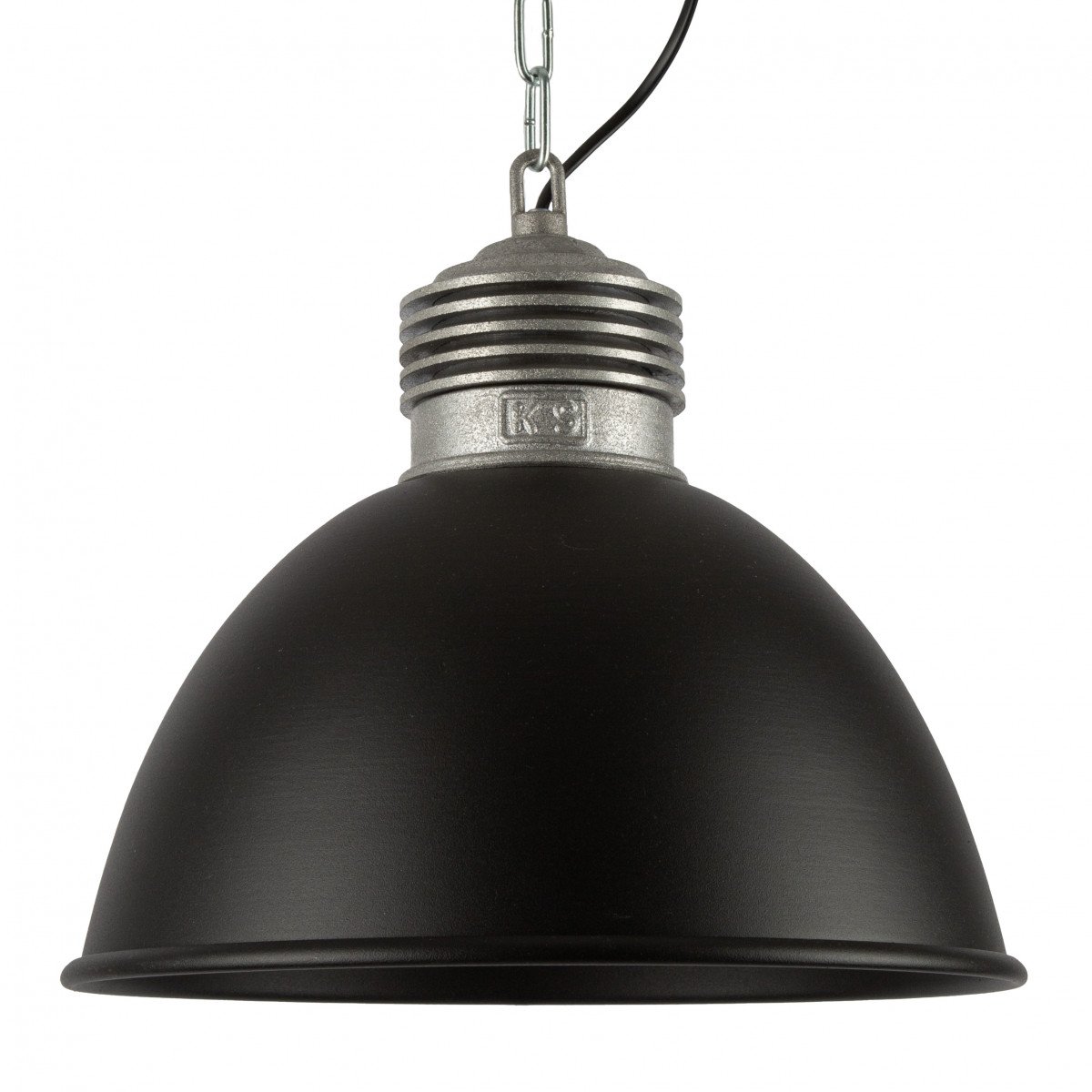 Suspension Loft Rétro & Vintage Industrielle Noire