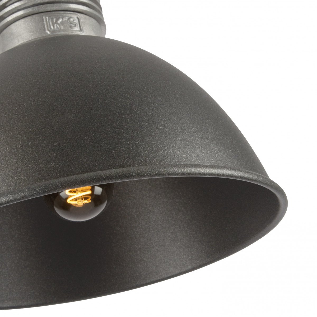 Suspension Loft Rétro & Vintage Industrielle Anthracite