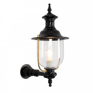 Lampe extérieure Lindau applique murale noir aluminium moderne