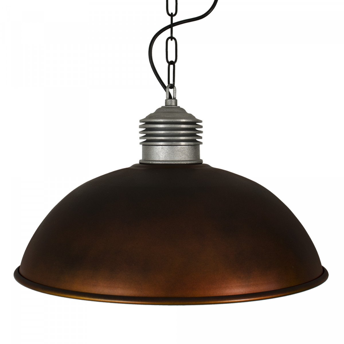 Lampe suspendue Industrial II look cuivre (6504k8) | Nostalux.fr