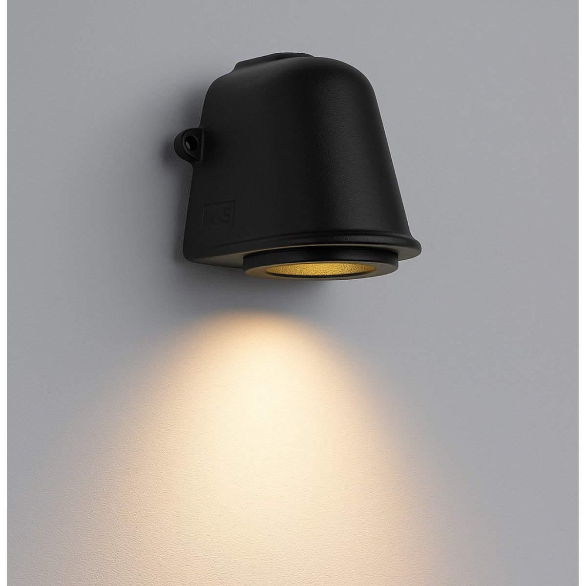 Applique Offshore noire (6505K4dn2) avec capteur LED crépusculaire de KS Lighting | Nostalux.fr