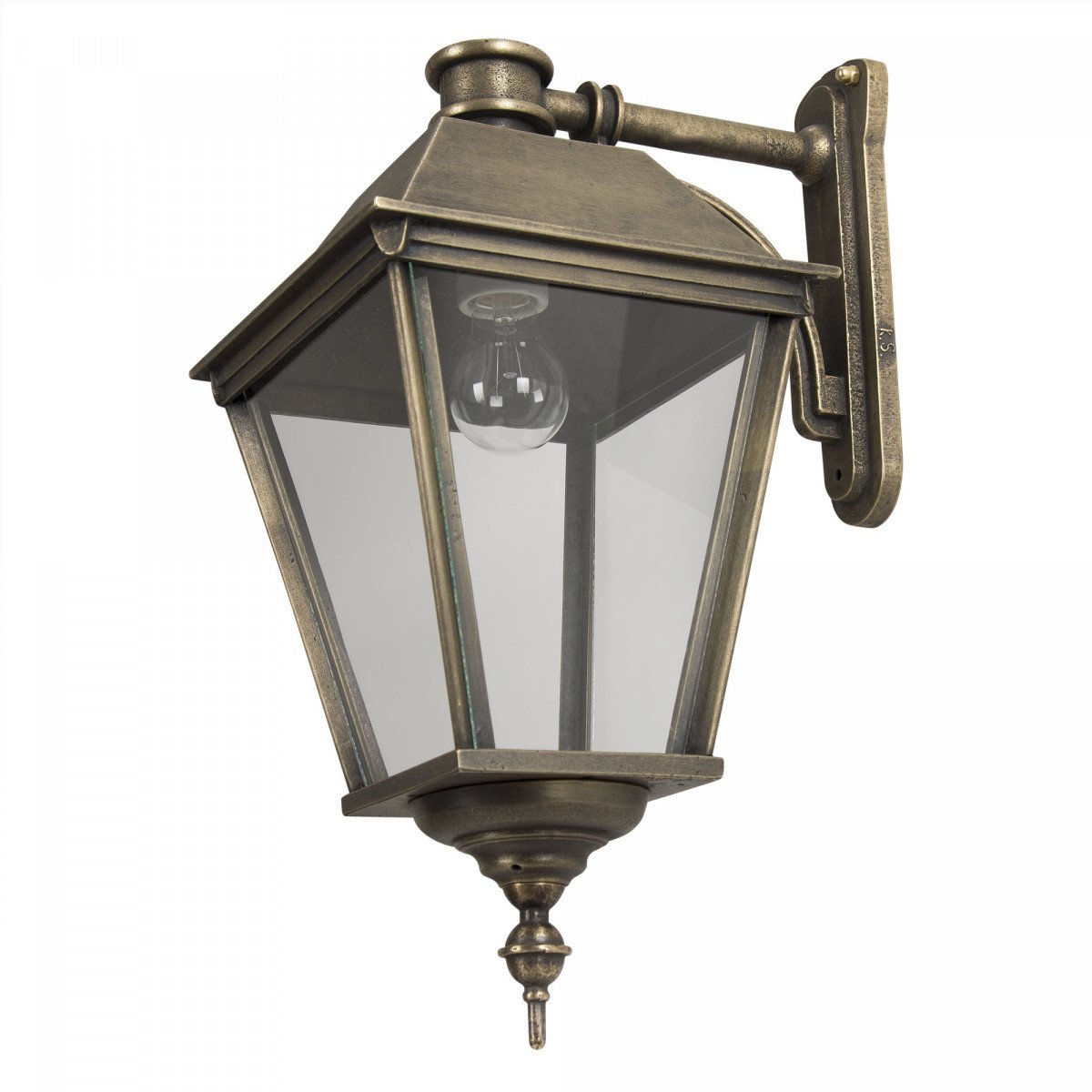 Modèle Halle, lampe d'extérieur applique pendante quatre faces