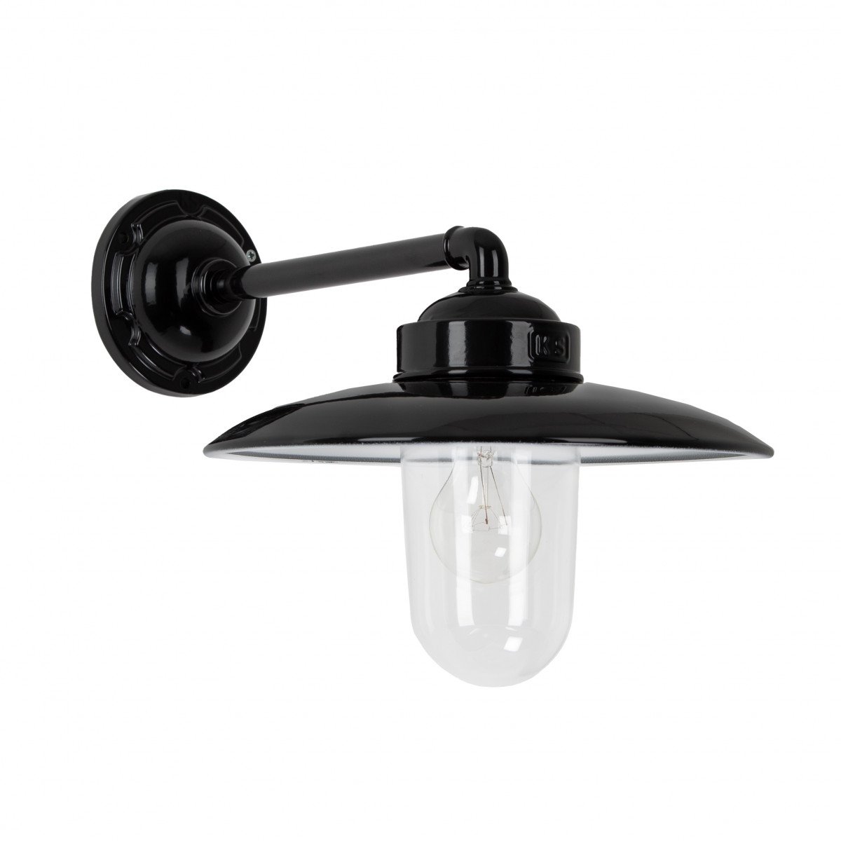 Lampe d'extérieur noire Palazzo (6575) capteur LED jour et nuit 