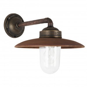 Col de cygne Palazzo pour l'extérieur bronze et cuivre de KS Lighting Col de cygne Palazzo pour l'extérieur bronze et cuivre de KS Lighting