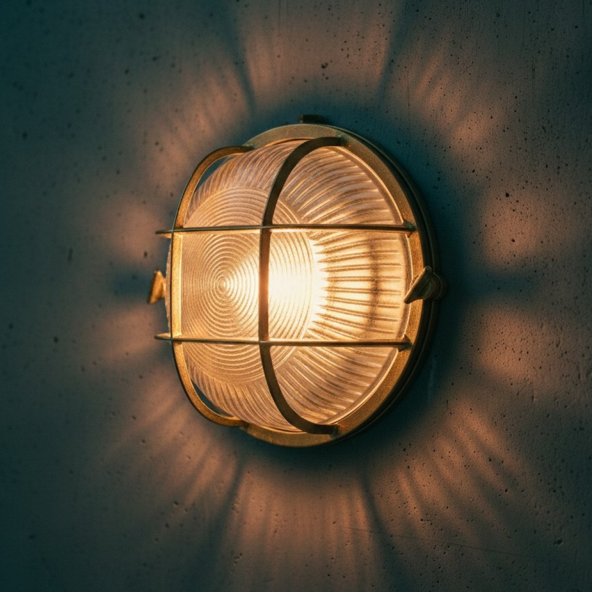 Applique ou plafonnier de bateau en laiton Ocean 3