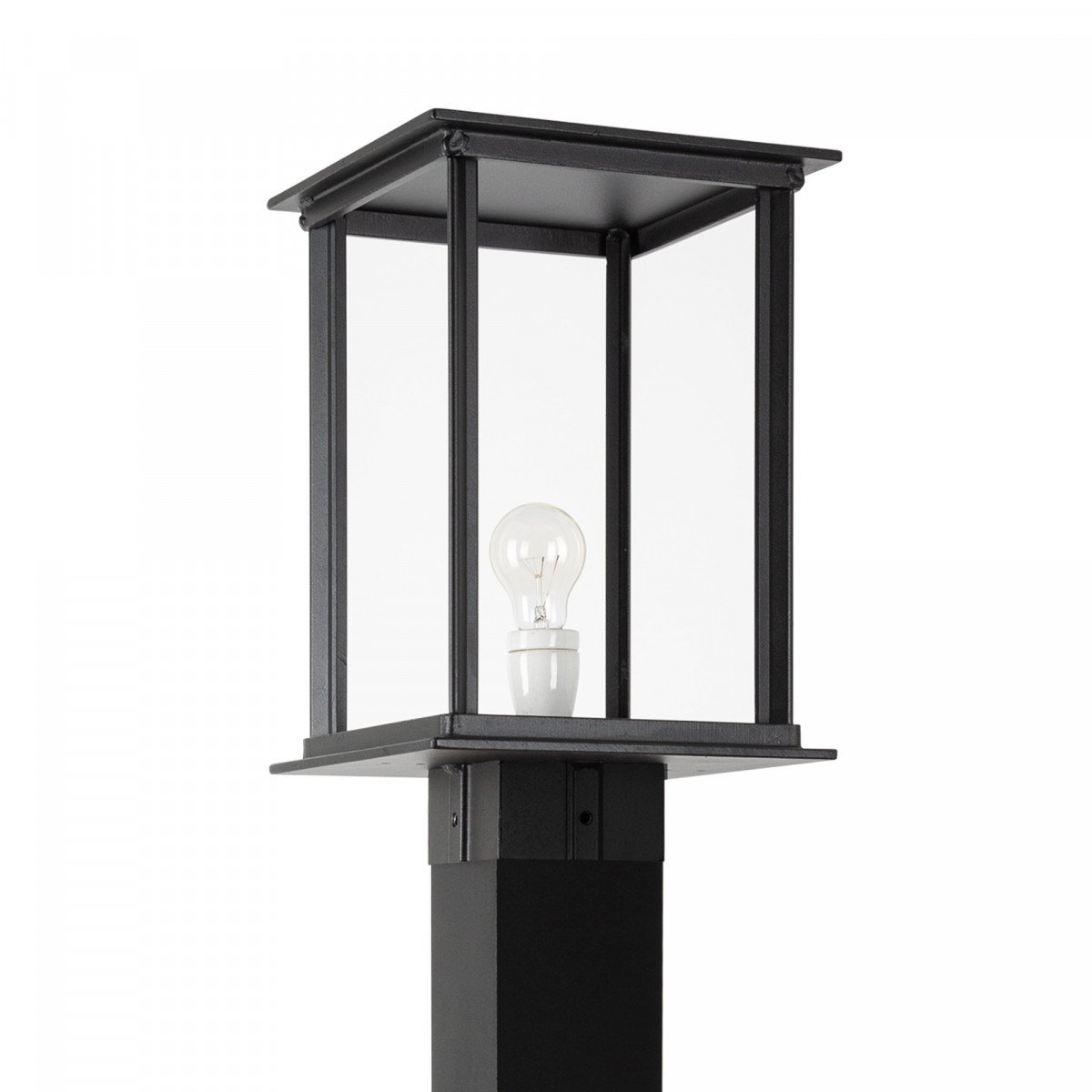 Lampe d'extérieur Vondel Terrace XL éclairage d'extérieur noir de style classique avec forme carrée