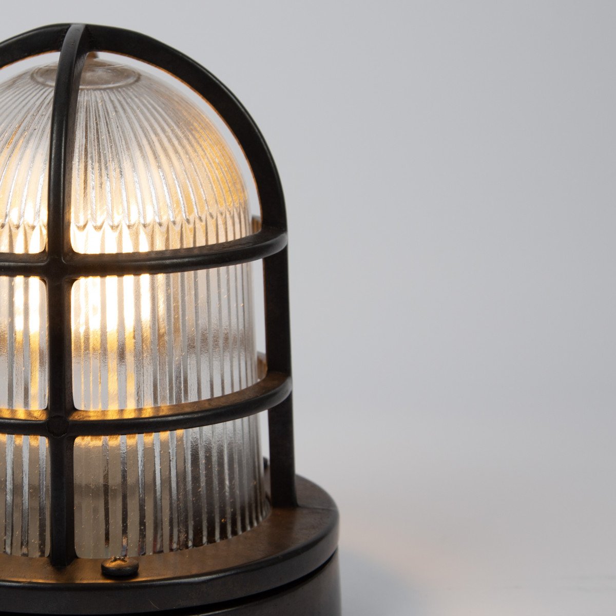 Lampe extérieure Gibraltar plafonnier lampe de socle nautique noir