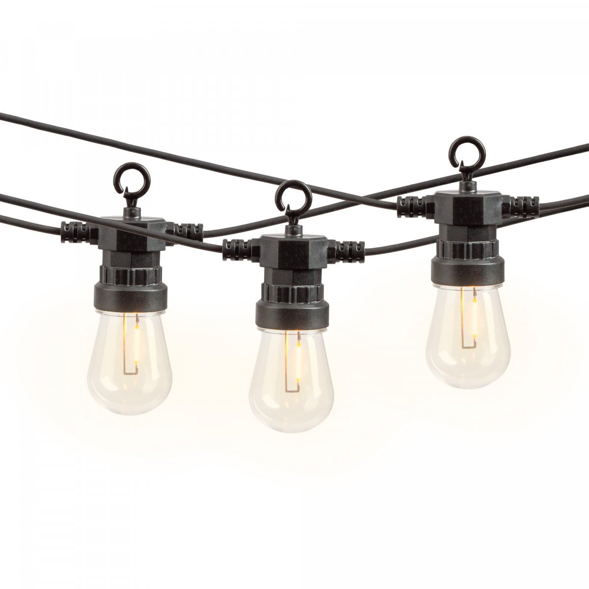 Guirlande lumineuse 20 mètres avec 20 LED et lumière blanc chaud