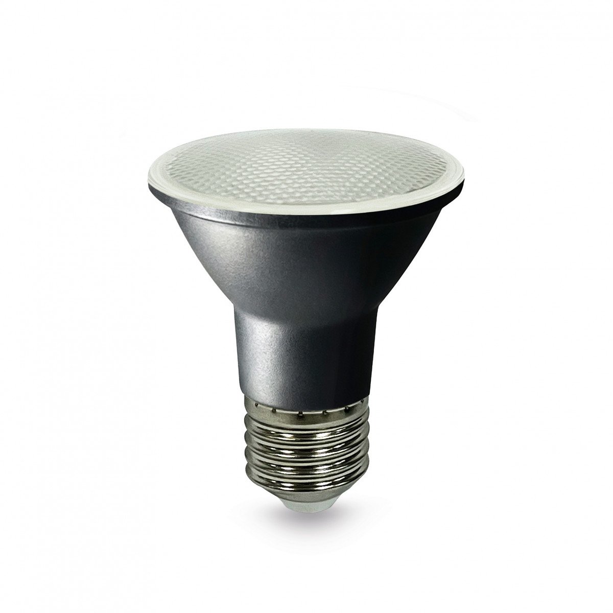 Source lumineuse PAR20 LED E27 spot rond noir