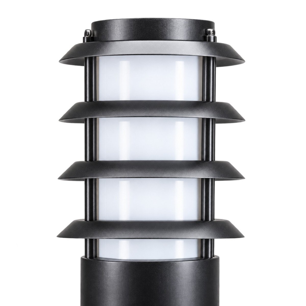 Éclairage extérieur Soll 3 Lampe de jardin noire moderne 45 cm