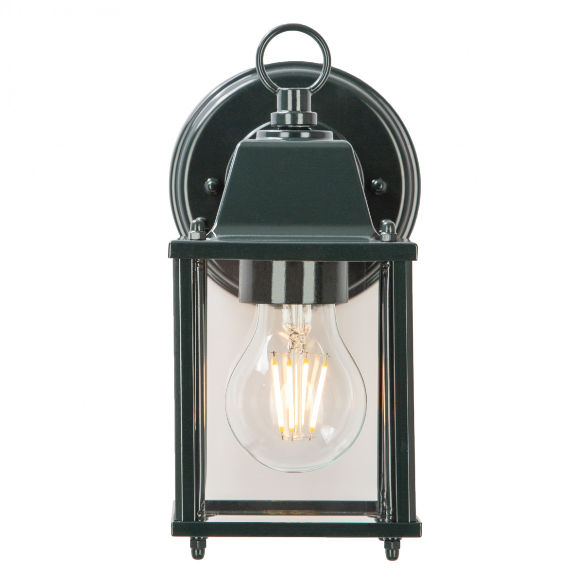 Lampe d'extérieur style lampe de coche/fiacre avec capteur LED jour et nuit  