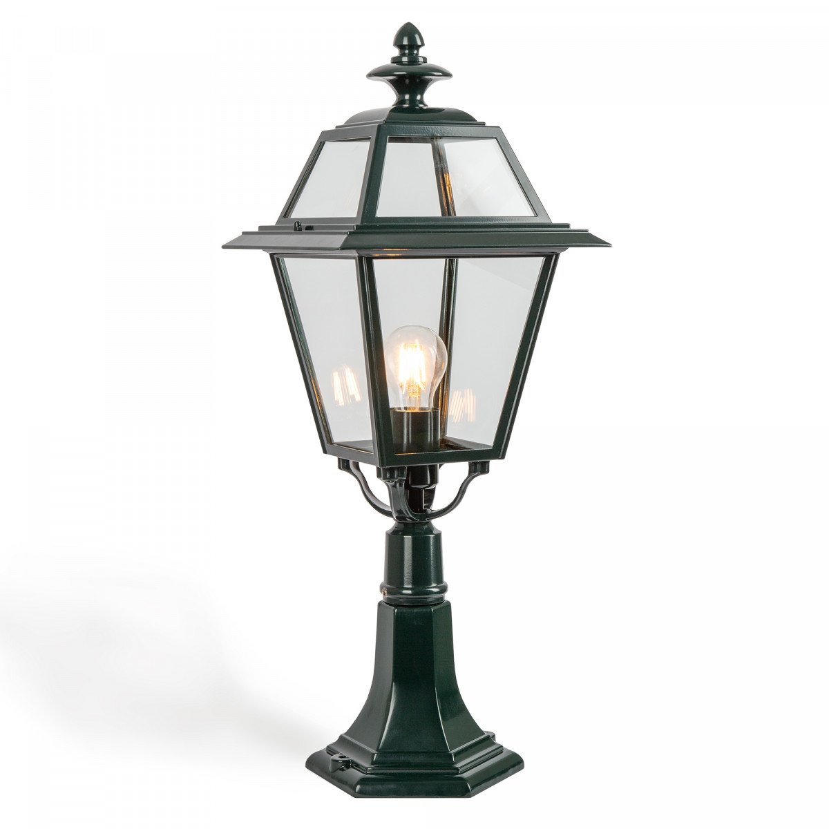 Lampe de jardin sur pied Brunssum (7222) avec lanterne carrée de KS Lighting