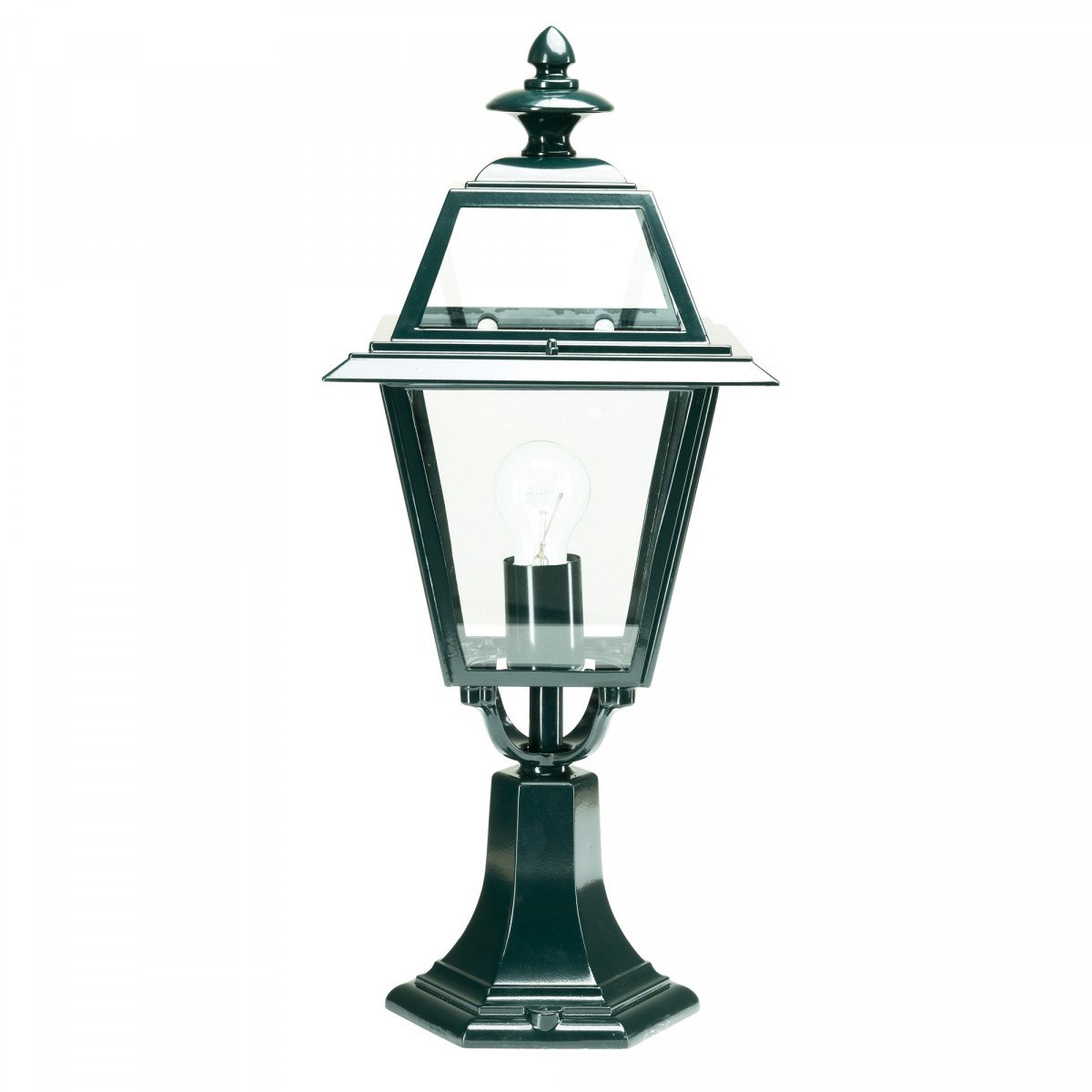 Lampe de jardin sur pied Brunssum (7222) avec lanterne carrée de KS Lighting