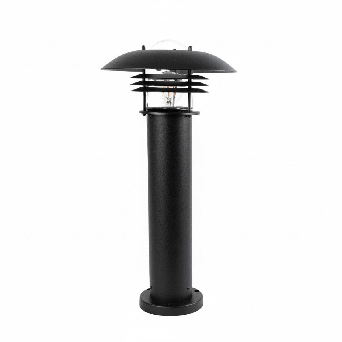 Lampe extérieure Riga noire aluminium moderne