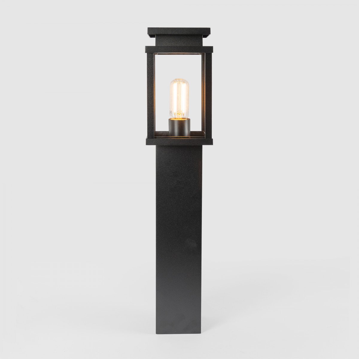 Potelet noir d'extérieur  Jersey avec Smart WIFI LED | Nostalux.fr