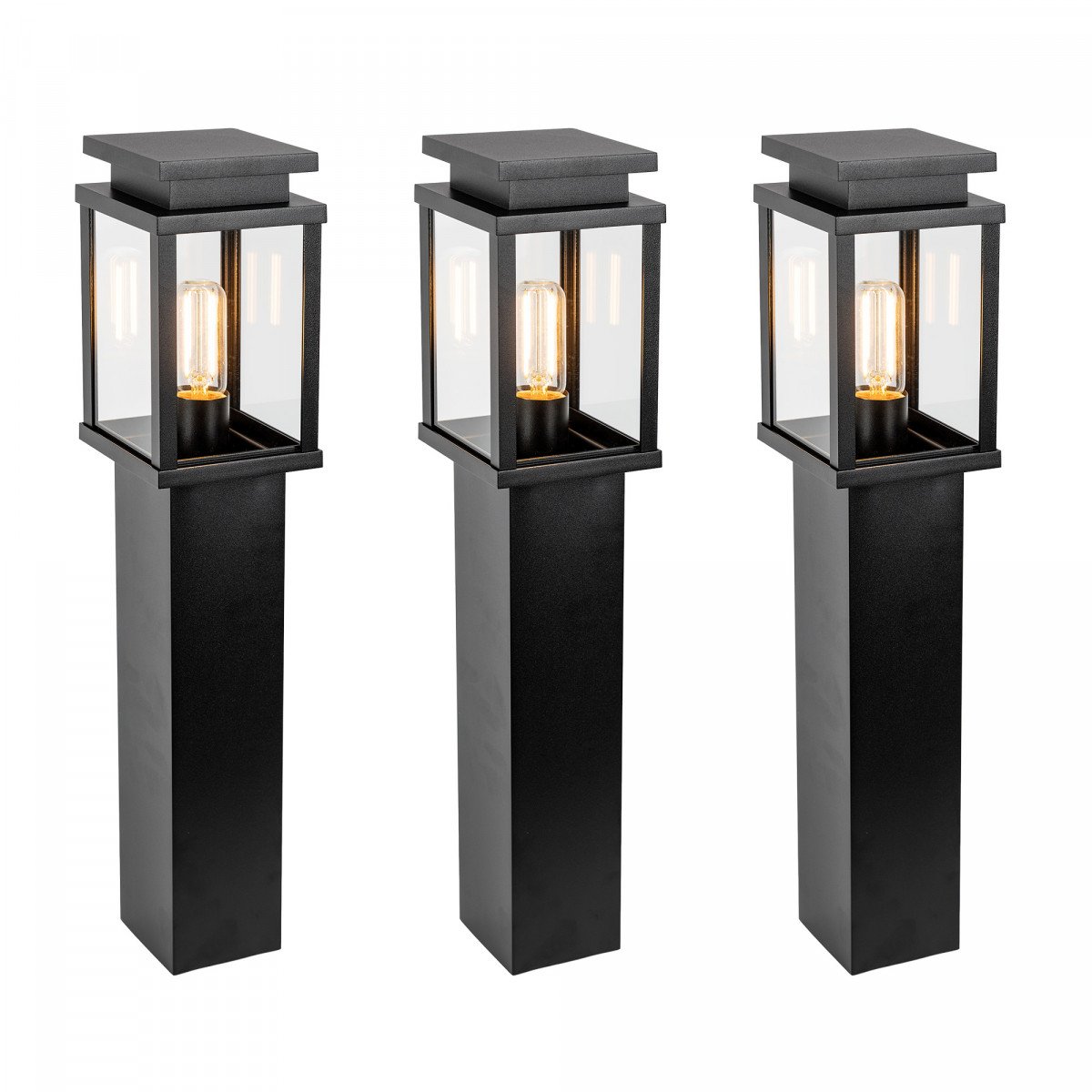 lot de 3 potelet noires Jersey Terras 
