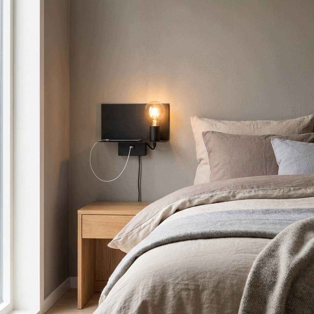 Lampe murale Night Guide USB (7449) | Nostalux.fr