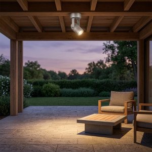 Spot mural orientable Beamy (7450) avec ampoule LED 5W culot GU10