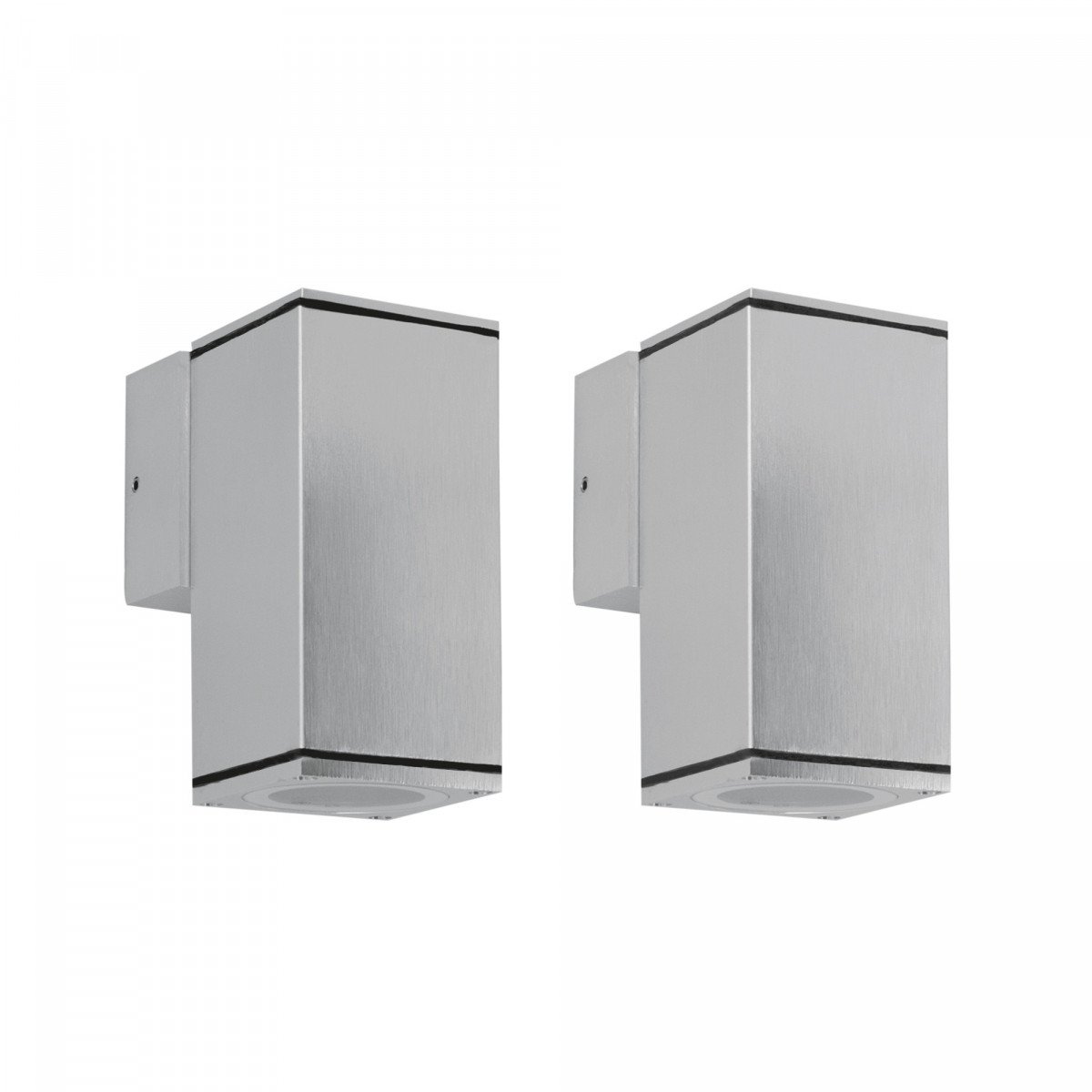 Kelvin Down Titan applique argentée GU10 extérieur IP54