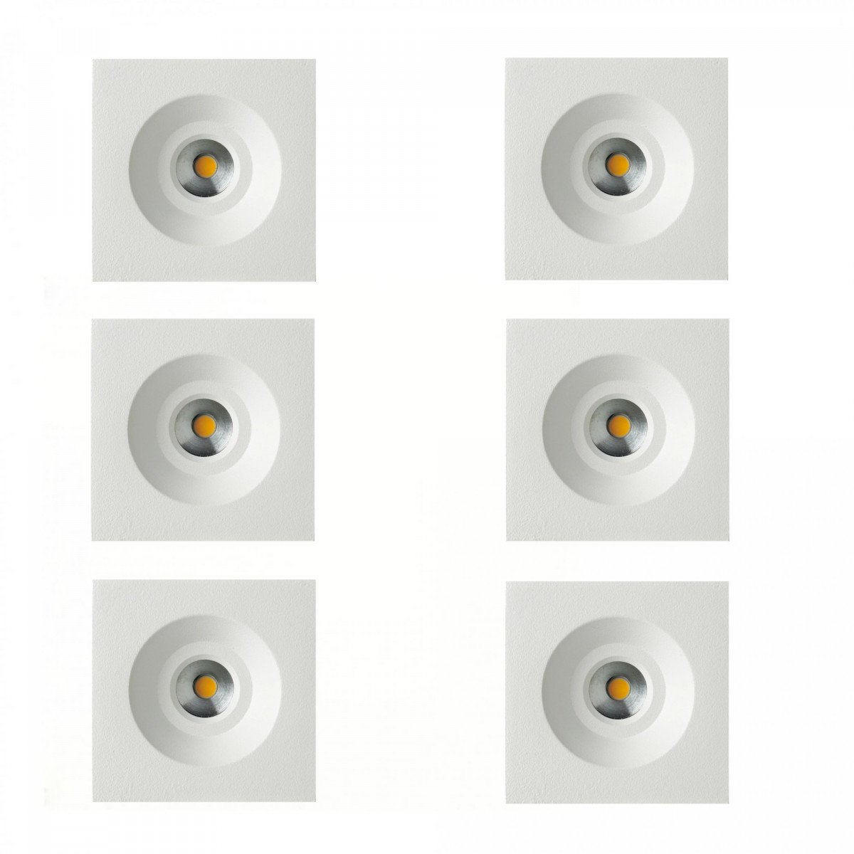 Spot encastré LED carré Ivy Square – Nostalux.fr