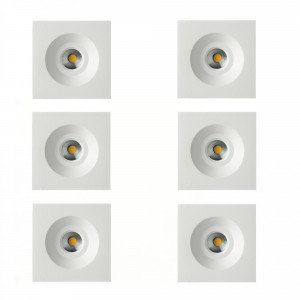 Spot encastré LED carré Ivy Square – Nostalux.fr