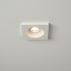 Spot blanc à encaster Ivy carré en aluminium