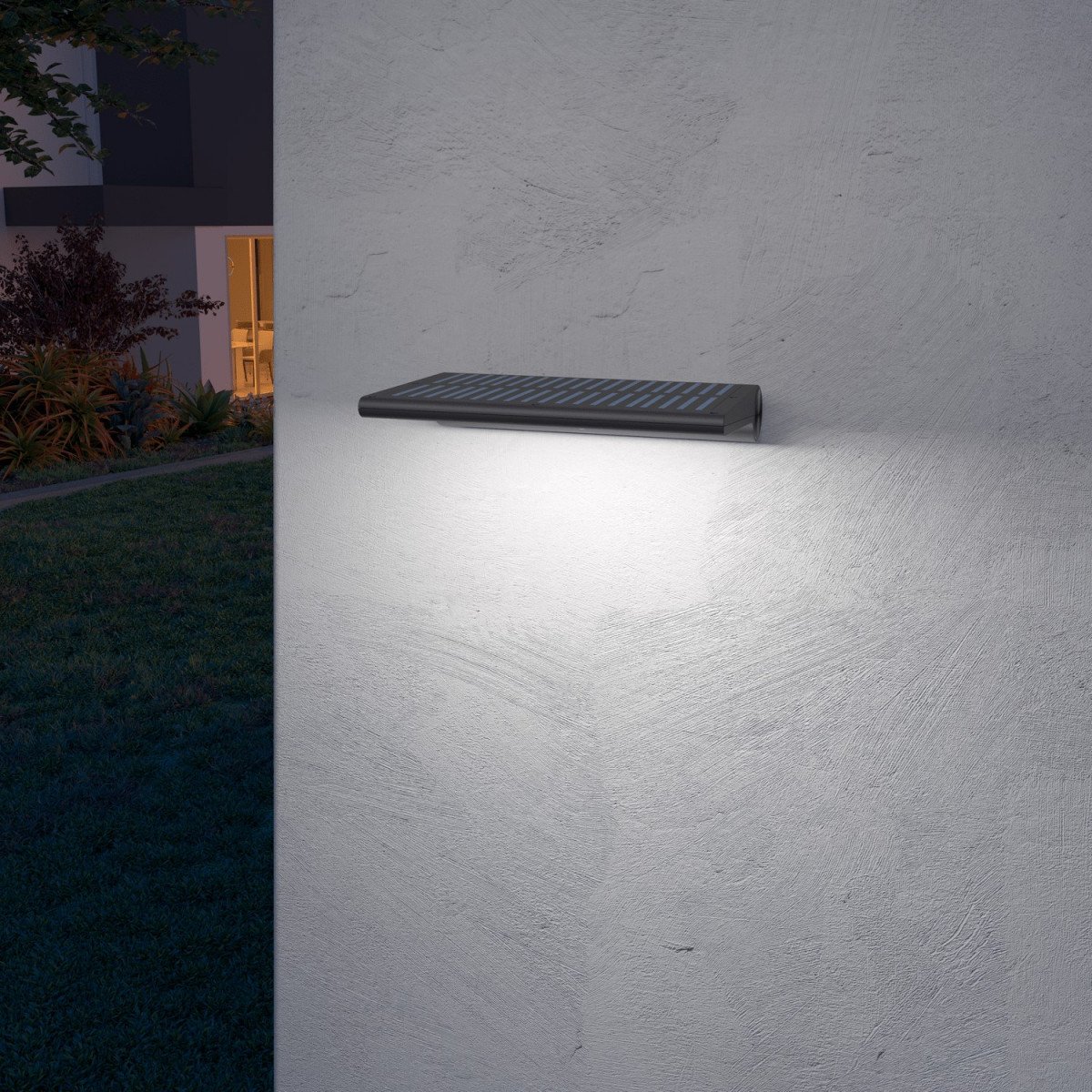 Lampe murale solaire avec capteur de mouvement 
