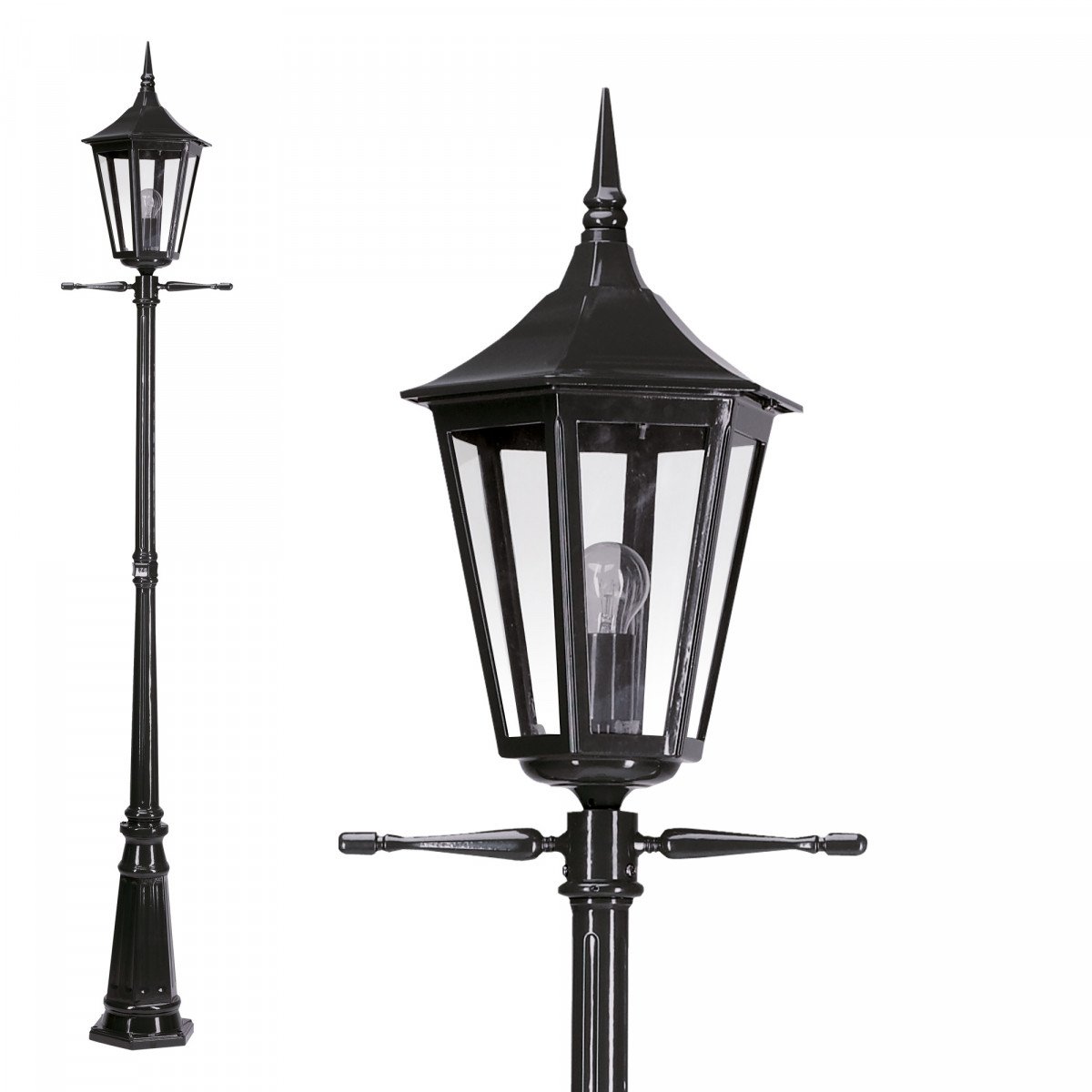 Lanterne noire Zeist - Éclairage de jardin classique