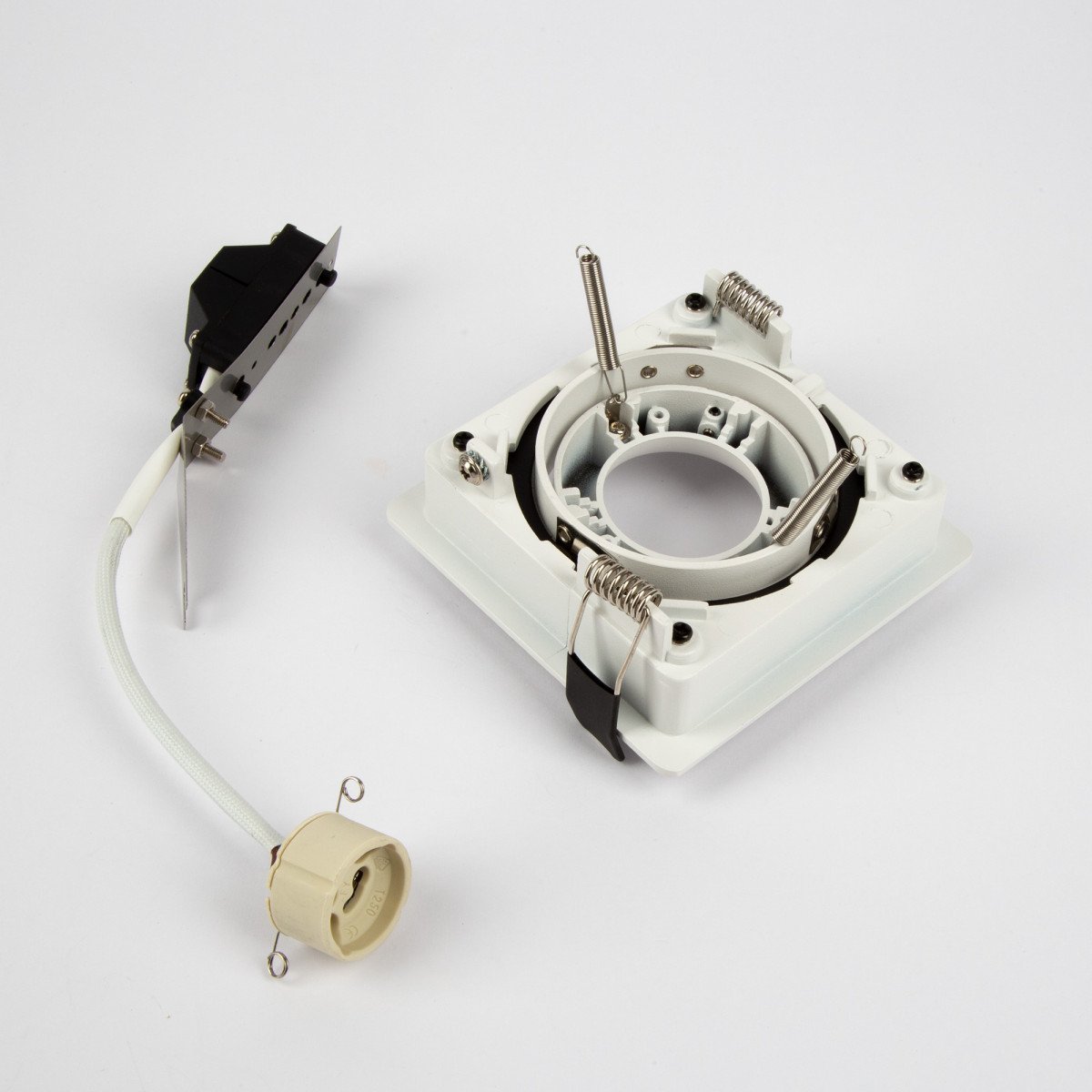 Spot Bjorn 1 blanc (7665) orientable à encastrer | Nostalux.fr