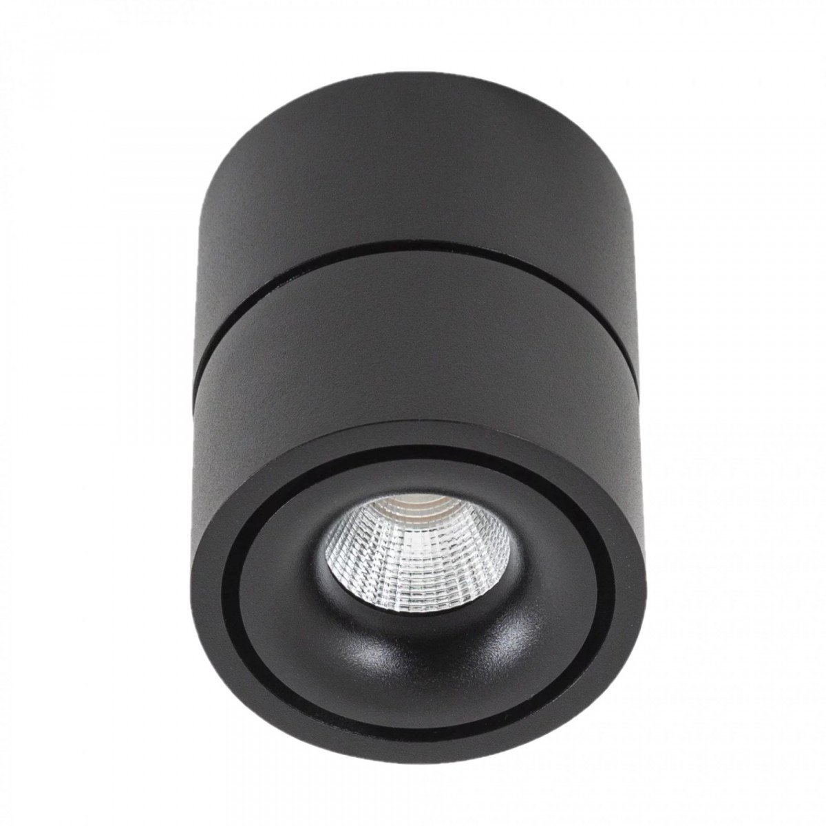 Plafonnier / Spot en saillie noir orientable Ole 1 (7678) | Nostalux.fr