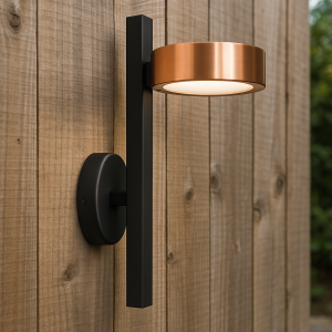 Lot 3 appliques Orion cuivre extérieur IP44 G9 LED