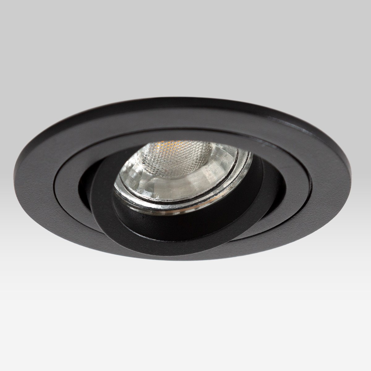 Spot encastrable Lune (7691) Rond noir mat | Nostalux.fr