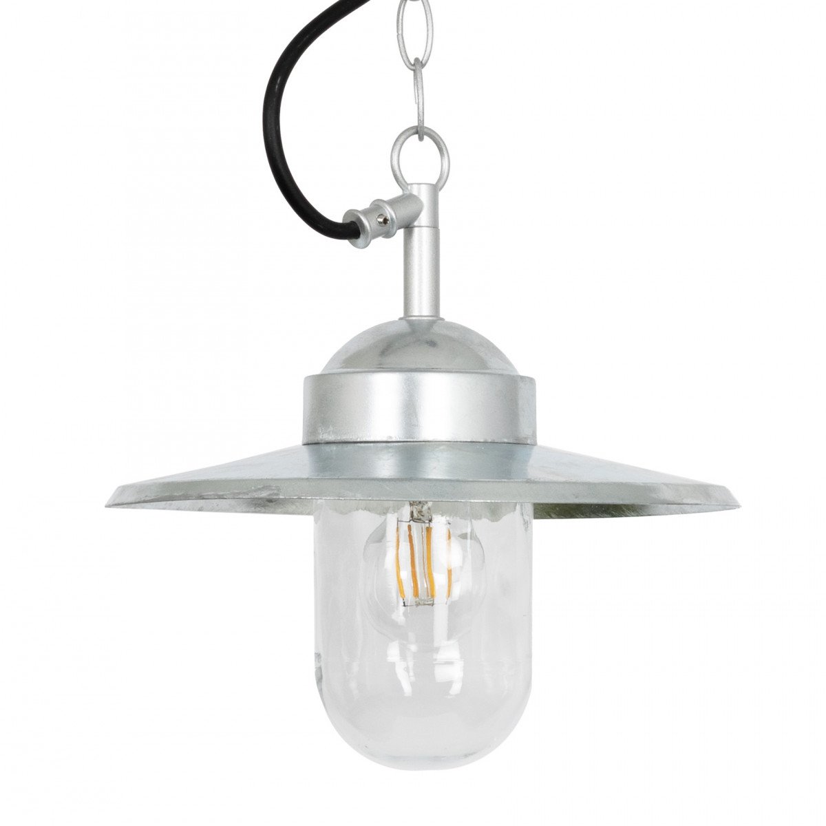 Suspension à chaîne Dolce (7692) acier galvanisé - design rétro & tendance - éclairage d'extérieur & d'intérieur de KS Lighting | Nostalux.fr