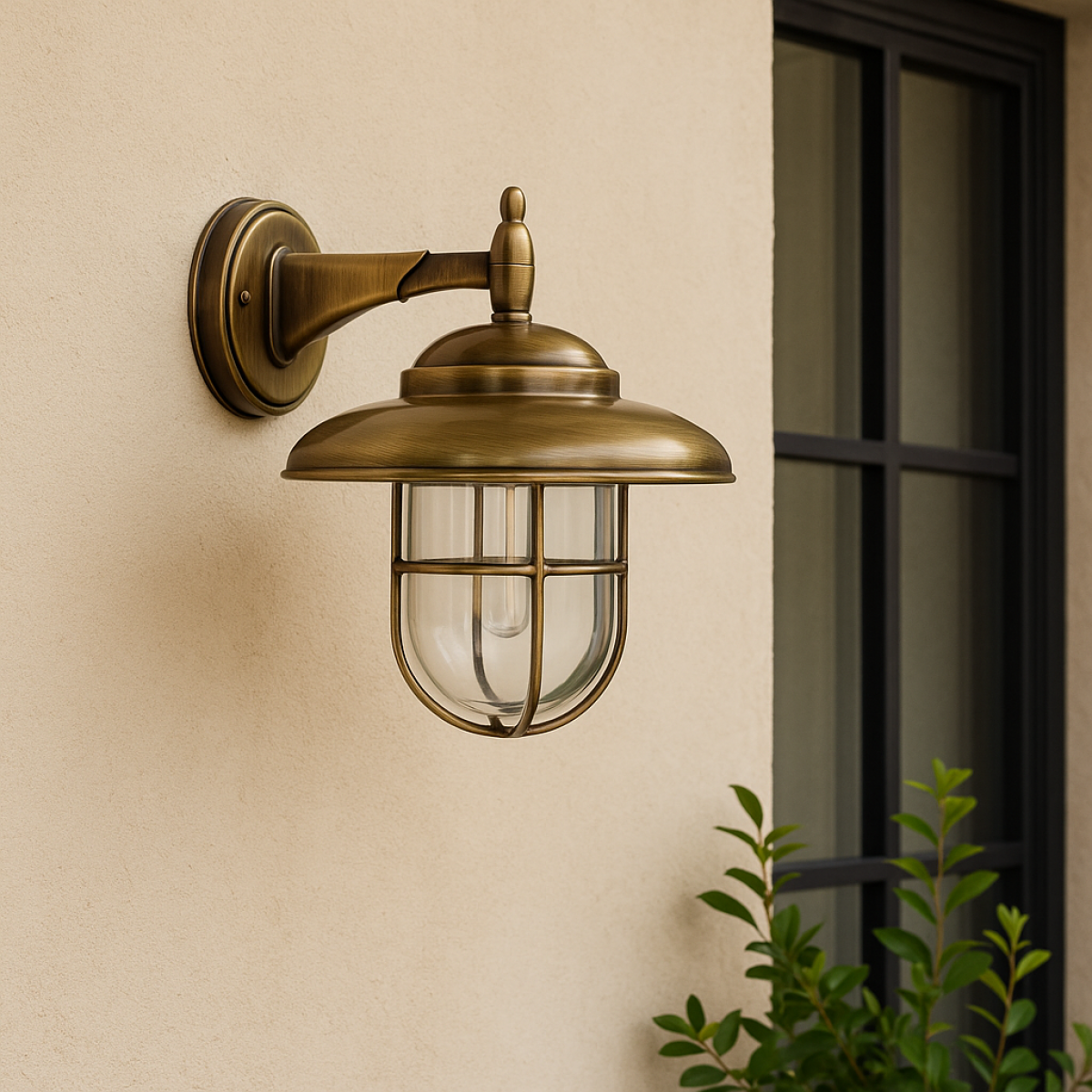 Applique d'extérieur Monte (7710)  en laiton look bronze