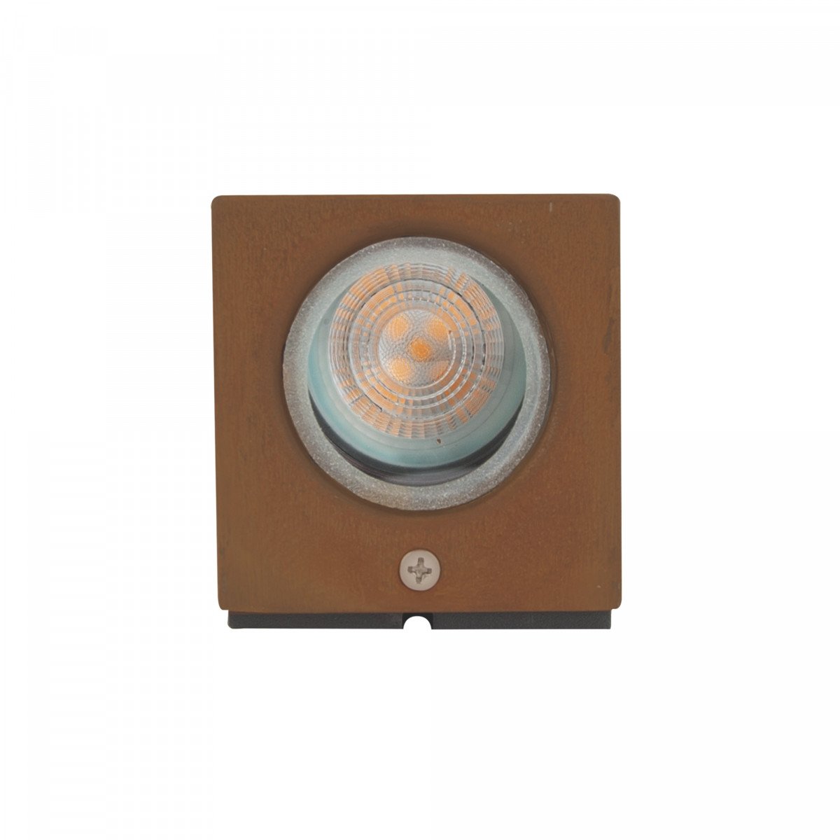 Buitenverlichting Geo up en down wandlamp in moderne stijl en corten kleur