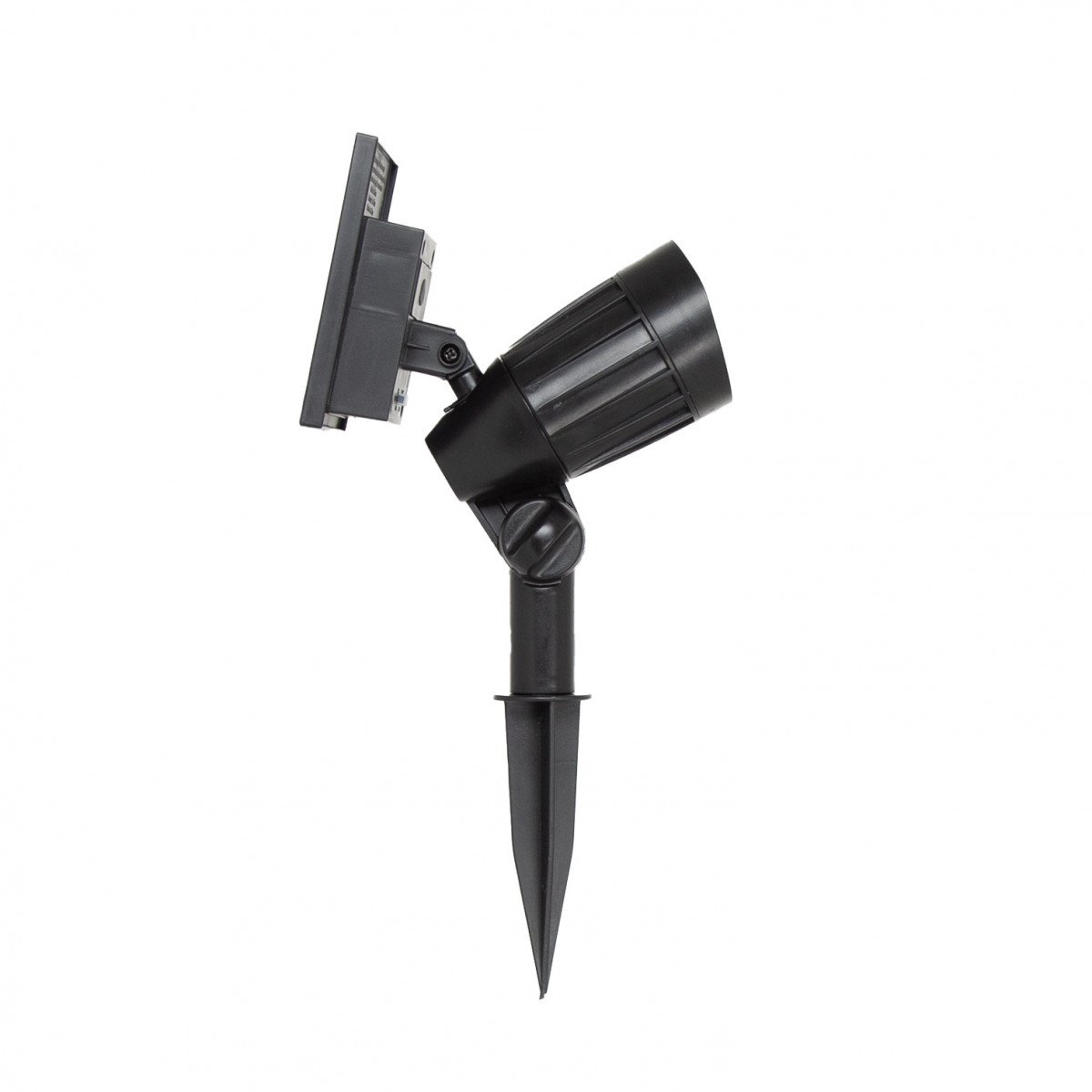 4x Solar LED Spot de jardin Noir