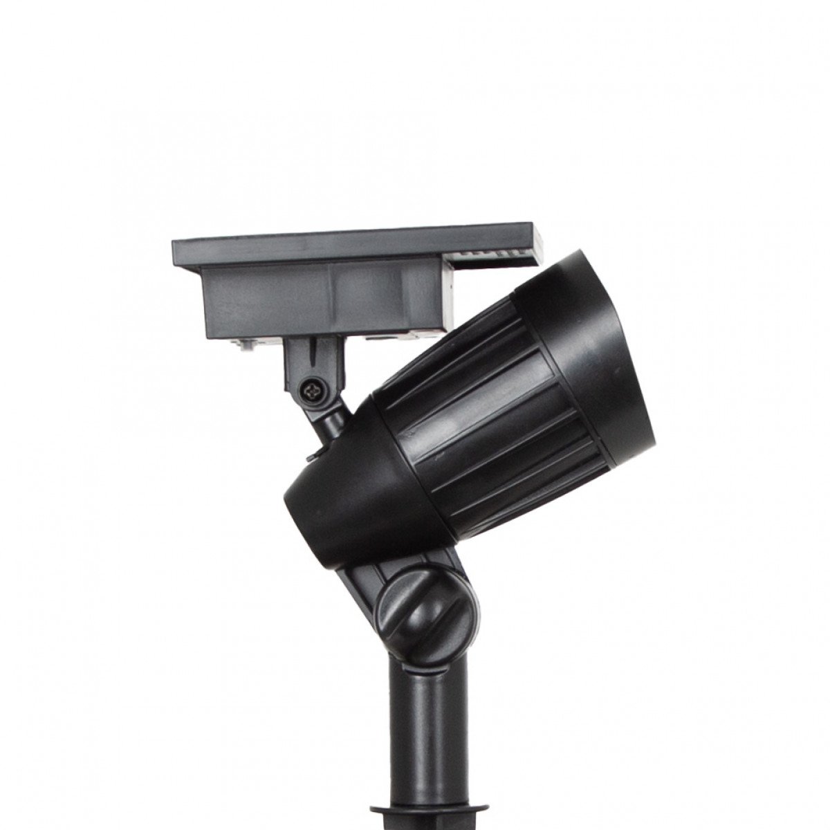 4x Solar LED Spot de jardin Noir